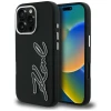 Чохол Karl Lagerfeld FW Grained Signature Logo для iPhone 16 Pro Black (KLHCP16LPGFKSRSK)
