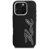 Чохол Karl Lagerfeld FW Grained Signature Logo для iPhone 16 Pro Max Black (KLHCP16XPGFKSRSK)