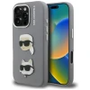 Чохол Karl Lagerfeld FW Grained Karl & Choupette Heads Pins для iPhone 16 Pro Max Grey (KLHCP16XPSFDHPG)