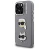 Чохол Karl Lagerfeld FW Grained Karl & Choupette Heads Pins для iPhone 16 Pro Max Grey (KLHCP16XPSFDHPG)