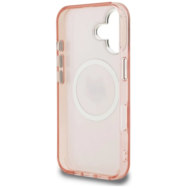 Чохол Karl Lagerfeld IML Choupette Head Logo для iPhone 16 Pink (KLHMP16SHMKBCHP)