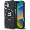 Чохол Karl Lagerfeld IML Choupette Head Logo для iPhone 16 Black (KLHMP16SHMKBCHK)