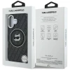 Чохол Karl Lagerfeld IML Choupette Head Logo для iPhone 16 Black (KLHMP16SHMKBCHK)