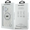 Чохол Karl Lagerfeld IML Karl Head Logo для iPhone 16 Grey (KLHMP16SHMKBKHG)