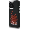 Чохол Karl Lagerfeld Silicone Heart Sign Logo для iPhone 16 Pro Black (KLHMP16LSMHBKSK)