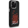 Чохол Karl Lagerfeld Silicone Heart Sign Logo для iPhone 16 Pro Black (KLHMP16LSMHBKSK)