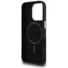 Чохол Karl Lagerfeld Silicone Heart Sign Logo для iPhone 16 Pro Black (KLHMP16LSMHBKSK)