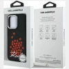 Чохол Karl Lagerfeld Silicone Heart Sign Logo для iPhone 16 Pro Black (KLHMP16LSMHBKSK)