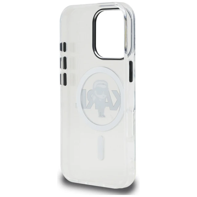 Чохол Karl Lagerfeld IML Karl Sketch Logo для iPhone 16 Pro Max Clear (KLHMP16XHGKIGKBT)