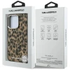 Чохол Karl Lagerfeld IML Leopard Pattern для iPhone 16 Pro Brown with MagSafe (KLHMP16LHDLEOICW)