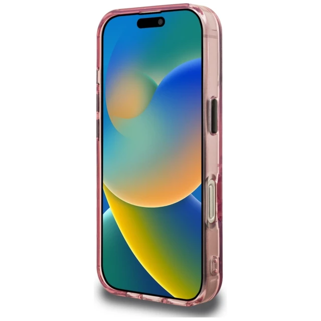 Чехол Karl Lagerfeld IML Multi K&C Head Pattern для iPhone 16 Pro Pink (KLHCP16LHMCHKCP)