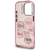 Чохол Karl Lagerfeld IML Multi K&C Head Pattern для iPhone 16 Pro Max Pink (KLHCP16XHMCHKCP)