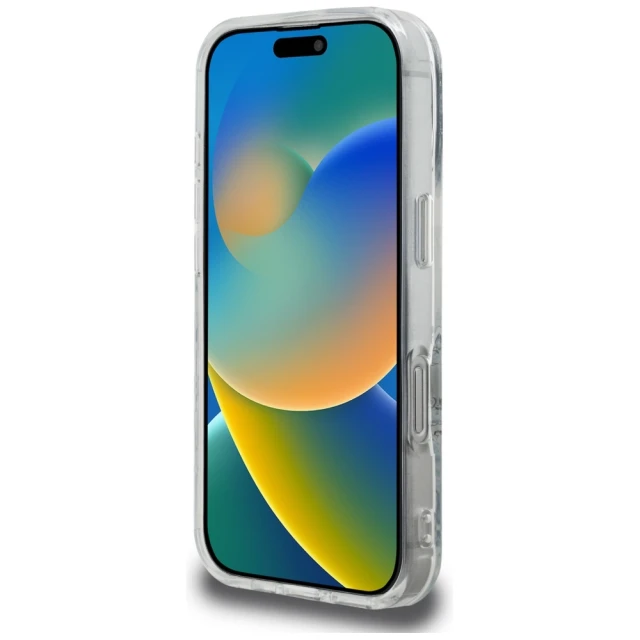 Чохол Karl Lagerfeld IML Multi K&C Head Pattern для iPhone 16 Pro Max Transparent (KLHCP16XHMCHKCT)