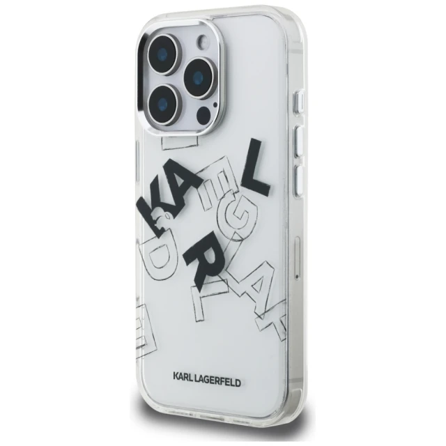 Чехол Karl Lagerfeld IML Sketched Graphic для iPhone 16 Pro Clear (KLHCP16LHMLGFCH)