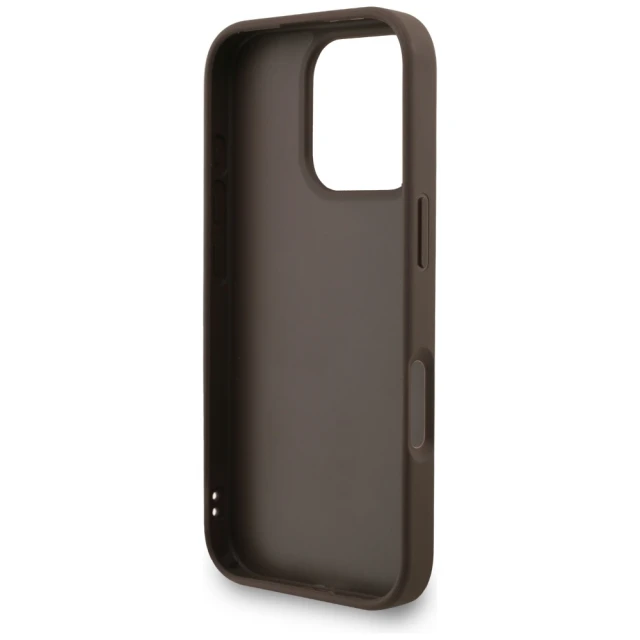 Чохол Guess 4G Strap 4G Classic Logo для iPhone 16 Pro Max Brown (GUHCP16XP4GMGSW)