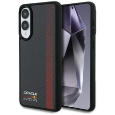 Чехол Red Bull Real Carbon Fiber Powerbar для Samsung Galaxy S25 Edge (S937) Black with MagSafe (RBHMS25E24CFGSMK)