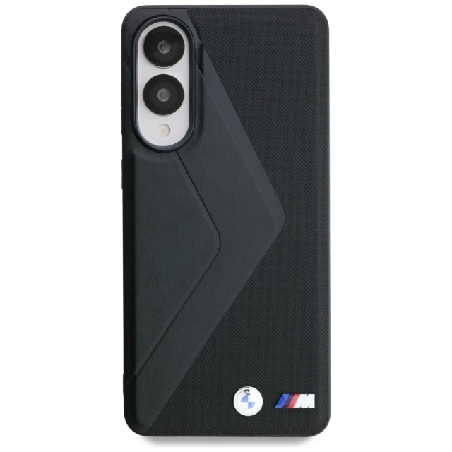 Чохол BMW Leather Oversized Stripes для Samsung Galaxy S25 Edge Black (BMHMPS25E24PUOCSK)
