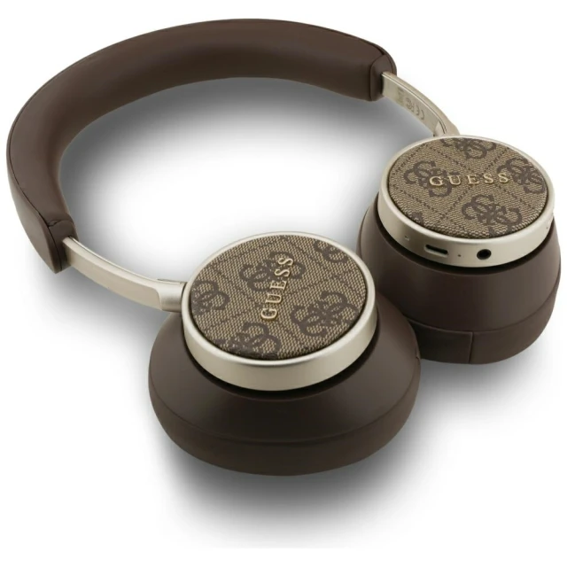 Бездротові навушники Guess Bluetooth 4G Classic Logo Brown (GUBHC15P4MRSCW)
