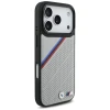 Чохол BMW M Tricolor Metal Logo для iPhone 17 Pro Gray with MagSafe (BMHMP17L25PCSPEG)