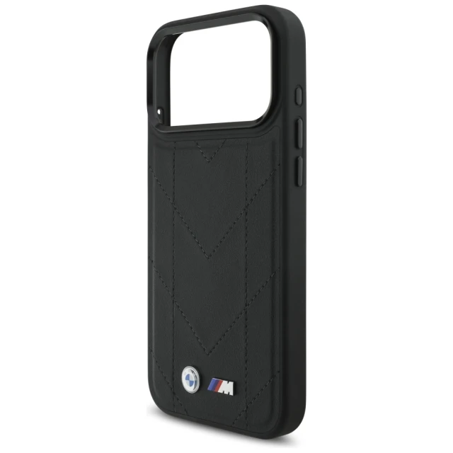 Чохол BMW M Quilted Logo для iPhone 17 Pro Max Black with MagSafe (BMHMP17X25PSECHK)