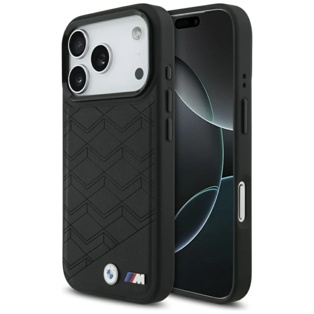Чохол BMW M Shape Logo для iPhone 17 Pro Black with MagSafe (BMHMP17L25PCSSPK)