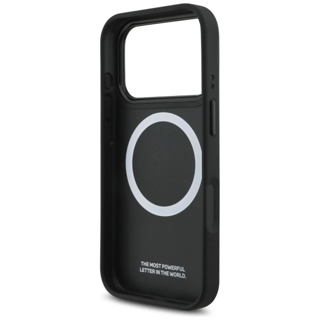 Чохол BMW M Shape Logo для iPhone 17 Pro Black with MagSafe (BMHMP17L25PCSSPK)