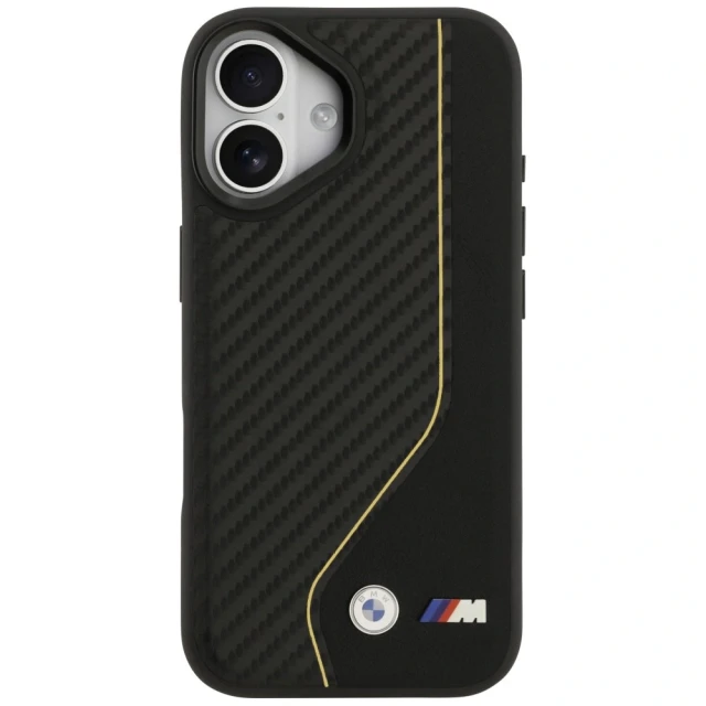 Чохол BMW M Carbon Line & Logo для iPhone 17 Yellow with MagSafe (BMHMP17S25PCCSCKY)