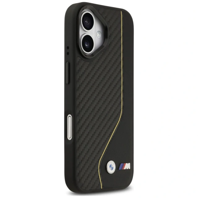 Чохол BMW M Carbon Line & Logo для iPhone 17 Yellow with MagSafe (BMHMP17S25PCCSCKY)