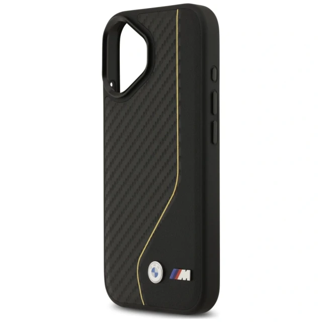 Чохол BMW M Carbon Line & Logo для iPhone 17 Yellow with MagSafe (BMHMP17S25PCCSCKY)