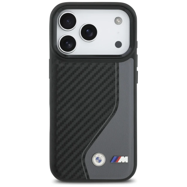 Чохол BMW M Carbon Logo для iPhone 17 Pro Anthracite with MagSafe (BMHMP17L25PCCSCAK)