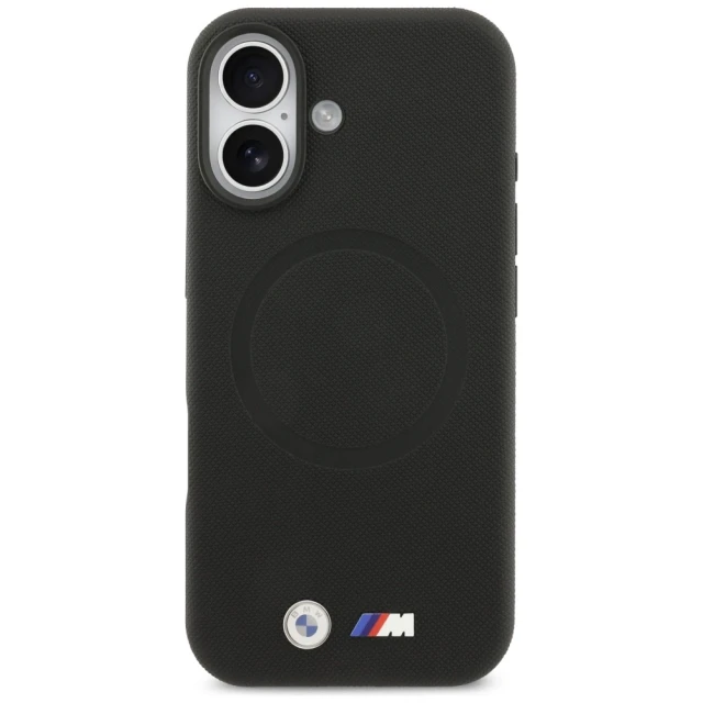 Чохол BMW M FW Metal Logo для iPhone 17 Black with MagSafe (BMHMP17S25PFWSMK)