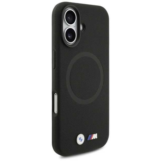 Чохол BMW M FW Metal Logo для iPhone 17 Black with MagSafe (BMHMP17S25PFWSMK)