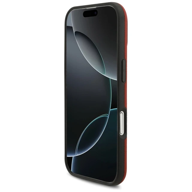 Чохол BMW M FW Metal Logo для iPhone 17 Red with MagSafe (BMHMP17S25PFWSMR)