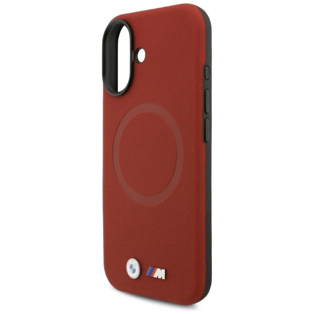 Чохол BMW M FW Metal Logo для iPhone 17 Red with MagSafe (BMHMP17S25PFWSMR)