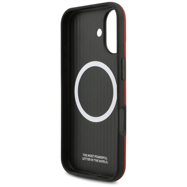 Чохол BMW M FW Metal Logo для iPhone 17 Red with MagSafe (BMHMP17S25PFWSMR)