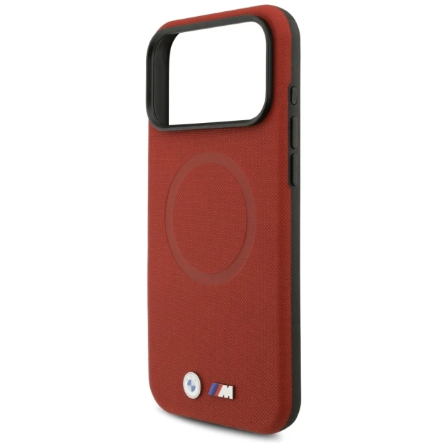 Чохол BMW M FW Metal Logo для iPhone 17 Pro Max Red with MagSafe (BMHMP17X25PFWSMR)