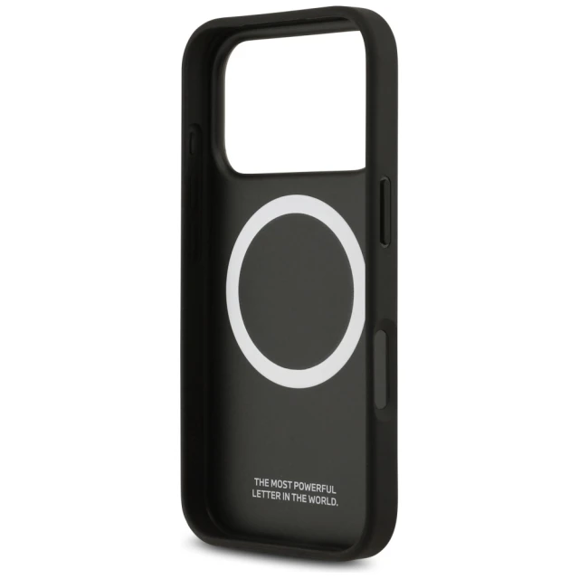 Чохол BMW M Kevlar Lines & Logo для iPhone 17 Pro Black with MagSafe (BMHMP17L25CFSTSK)