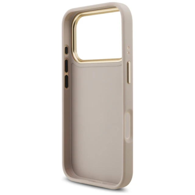 Чохол Guess 4G Big 4G Classic Logo Big Strap Metal Buttons для iPhone 17 Pro Pink (GUHCP17LP4G4BCSP)