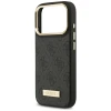 Чохол Guess 4G Logo Plate для iPhone 17 Pro Black with MagSafe (GUHMP17LU4GPRK)