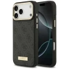 Чохол Guess 4G Logo Plate для iPhone 17 Pro Max Black with MagSafe (GUHMP17XU4GPRK)