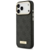 Чохол Guess 4G Logo Plate для iPhone 17 Pro Max Black with MagSafe (GUHMP17XU4GPRK)