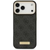 Чохол Guess 4G Logo Plate для iPhone 17 Pro Max Black with MagSafe (GUHMP17XU4GPRK)