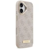 Чохол Guess 4G Logo Plate для iPhone 17 Pink with MagSafe (GUHMP17SU4GPRP)