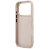 Чохол Guess 4G Logo Plate для iPhone 17 Pro Pink with MagSafe (GUHMP17LU4GPRP)