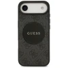 Чохол Guess 4G Circle Classic Logo для iPhone 17 Air Black with MagSafe (GUHMP17MP4PGRSGK)