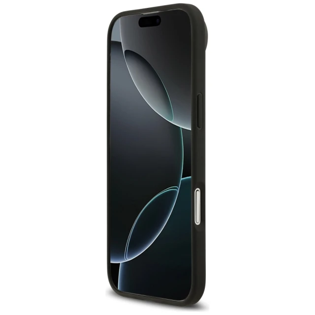 Чохол Guess 4G Circle Classic Logo для iPhone 17 Air Black with MagSafe (GUHMP17MP4PGRSGK)