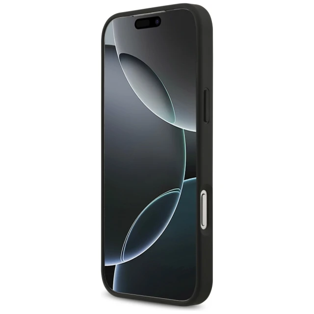 Чохол Guess 4G Circle Classic Logo для iPhone 17 Pro Max Black with MagSafe (GUHMP17XP4PGRSGK)