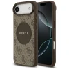 Чохол Guess 4G Circle Classic Logo для iPhone 17 Air Brown with MagSafe (GUHMP17MP4PGRSGW)