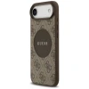 Чохол Guess 4G Circle Classic Logo для iPhone 17 Air Brown with MagSafe (GUHMP17MP4PGRSGW)