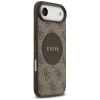 Чохол Guess 4G Circle Classic Logo для iPhone 17 Air Brown with MagSafe (GUHMP17MP4PGRSGW)